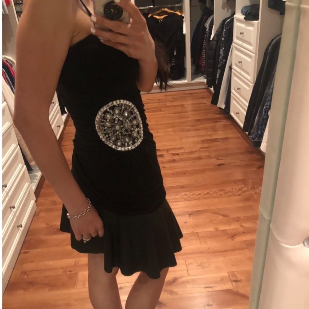 💫Final Price💫Bebe black strapless top